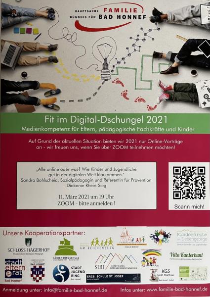 Plakat Fit im Digital-Dschungel 2021