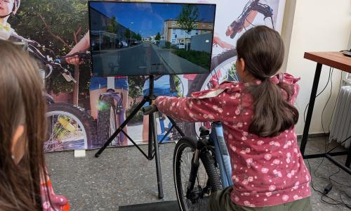 Verkehrsaktion für die Fünftklässler