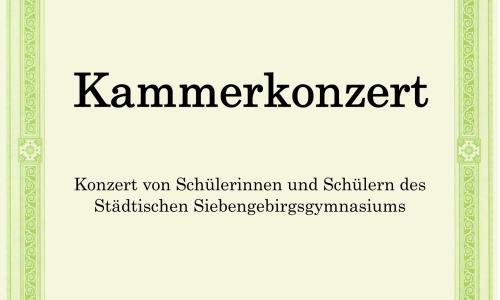 Kammerkonzert 2026
